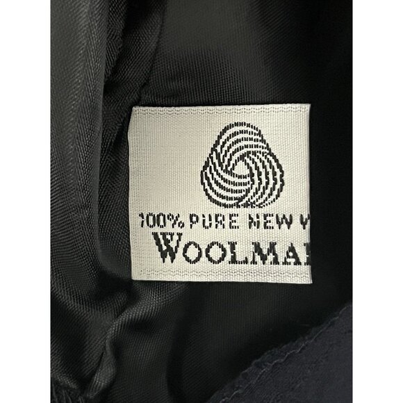 Lauren Ralph Lauren Women's 8P Wool Midi Skirt Navy Blue Corpcore Office Siren - Picture 9 of 9